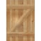 Ekena Millwork Joined Board-n-Batten Shutters w/Z-Bar, Rough Sawn Western Red Cedar, 21 1/2W x 31H, PR RBJ06Z21X031RWR - alternate 4